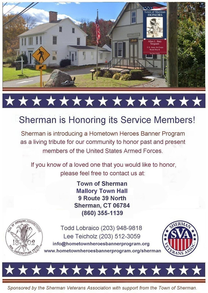 sherman honoring its service members