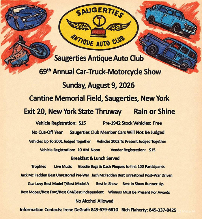 antique auto club car truck motorcycle show