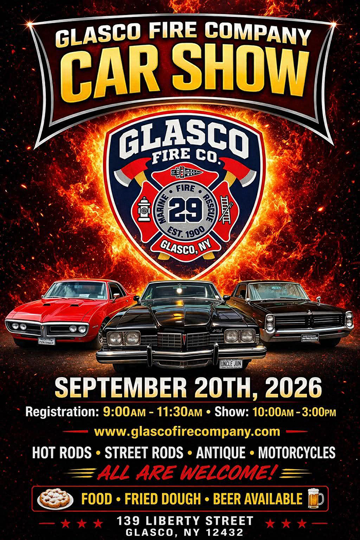glasco fire company car show