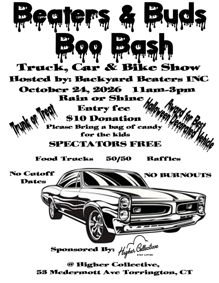 truck, car & bike show beaters & buds boo bash