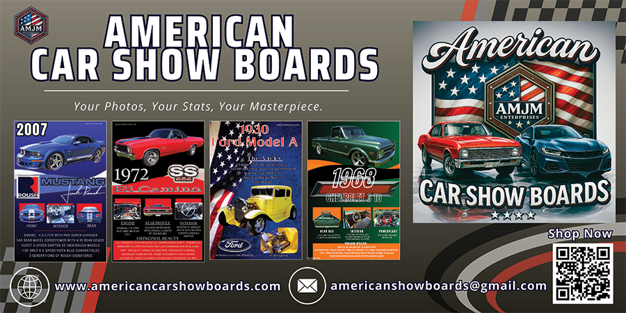 american car showboards