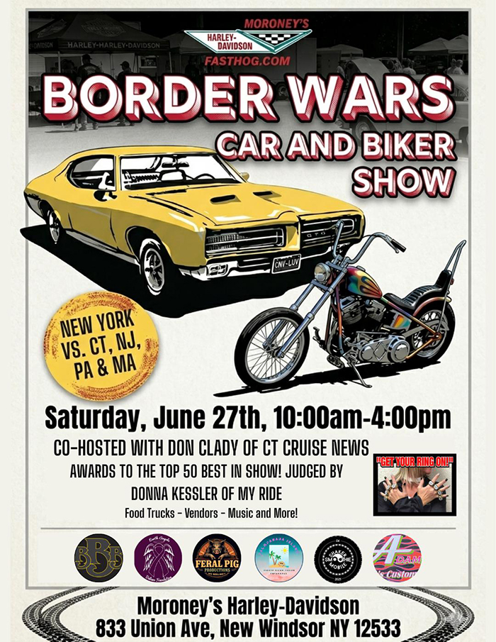 border wars bike &  car show