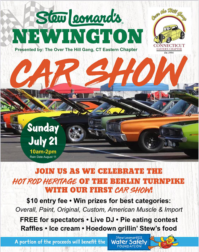 stew leonards newington car show