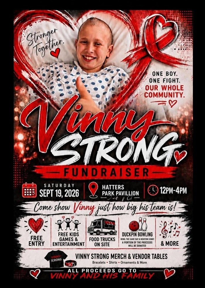 vinny strong fundraiser