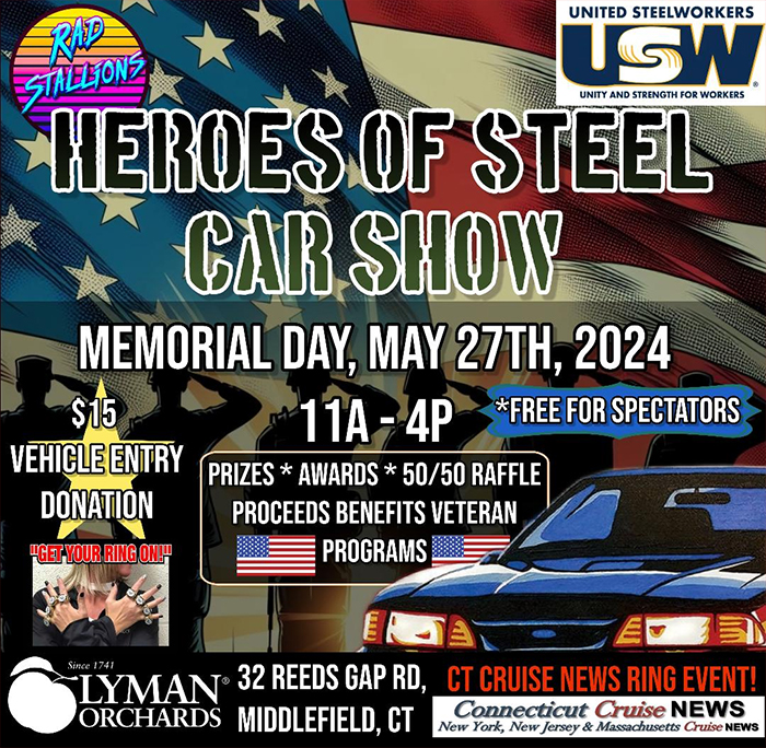heroes of steel car show